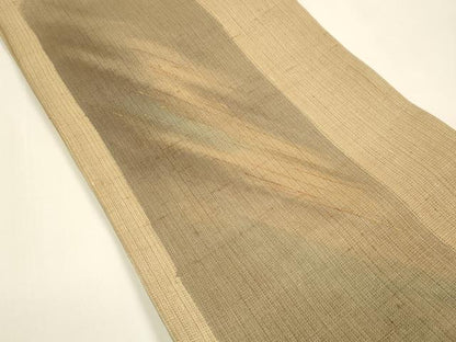 平和屋着物＊夏物 太鼓柄袋帯 抽象文様 金彩 正絹 逸品 DAAY8470cm