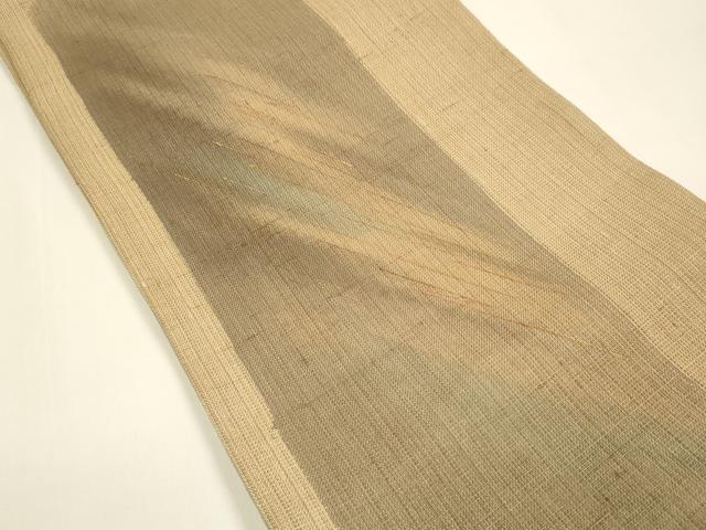 平和屋着物＊夏物 太鼓柄袋帯 抽象文様 金彩 正絹 逸品 DAAY8470cm