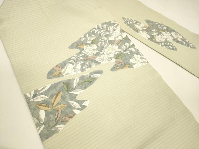 平和屋着物＊夏物 絽塩瀬 九寸名古屋帯 辻が花 正絹 逸品 DAAY8471cm
