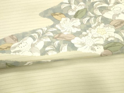 平和屋着物＊夏物 絽塩瀬 九寸名古屋帯 辻が花 正絹 逸品 DAAY8471cm