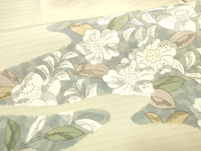 平和屋着物＊夏物 絽塩瀬 九寸名古屋帯 辻が花 正絹 逸品 DAAY8471cm