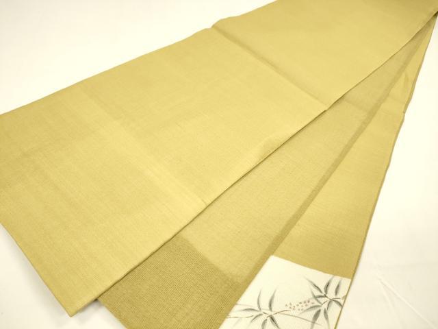 平和屋着物＊夏物 太鼓柄袋帯 手描き 蜻蛉南天文 正絹 逸品 DAAY8474cm