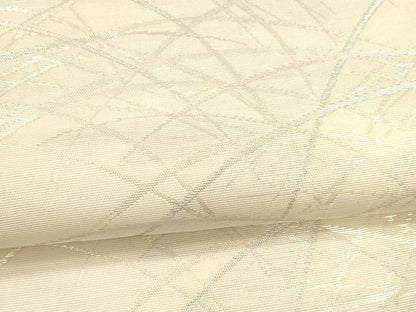 平和屋着物＊夏物 六通柄袋帯 草葉文 銀糸 正絹 逸品 DAAY8488cm