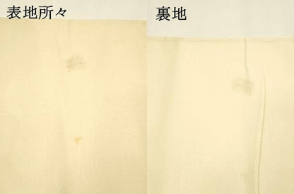 平和屋着物＊夏物 太鼓柄袋帯 駒刺繍 草花文 金彩 正絹 逸品 DAAY8489cm
