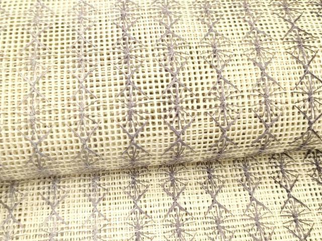 平和屋着物＊夏物 八寸名古屋帯 抽象間道 正絹 逸品 DAAY8497cm