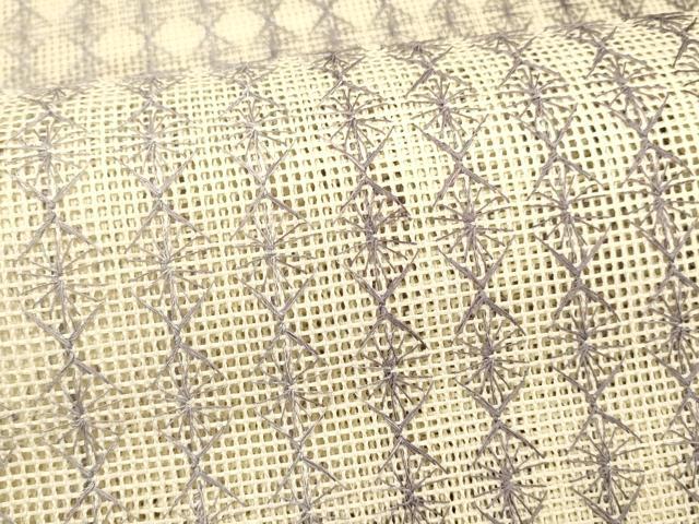 平和屋着物＊夏物 八寸名古屋帯 抽象間道 正絹 逸品 DAAY8497cm
