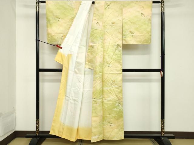 平和屋着物■小紋　吉祥文　暈し染め　洗える着物　DAAY8540cd