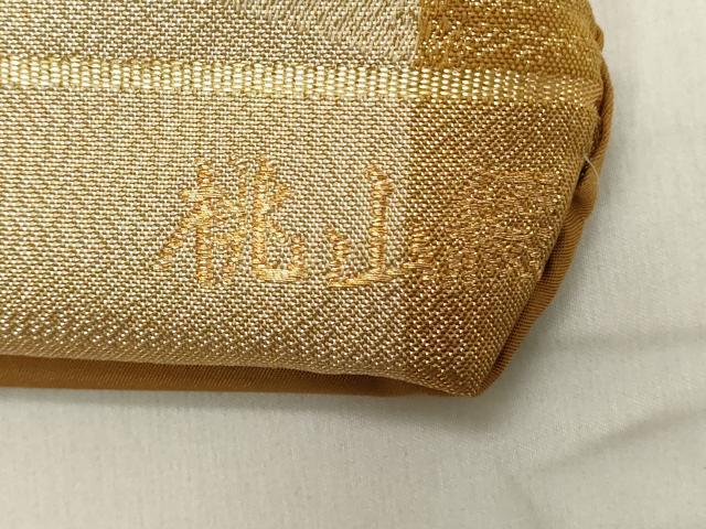 平和屋着物◎六通柄袋帯　唐織　桃山綴　新誰が袖　八ッ橋小袖鳳凰紋　金糸　正絹　逸品　DAAY8567cd