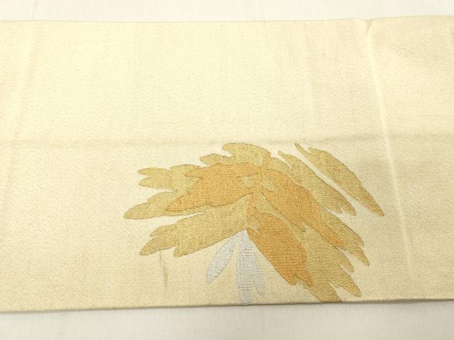 平和屋着物◎綴れ　太鼓柄袋帯　若松文　金銀糸　正絹　逸品　DAAY8601cd