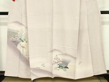平和屋着物■豪華色留袖 草花文 暈し染め 正絹 逸品 DAAY8731cd