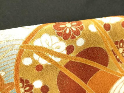 平和屋着物■豪華黒留袖　駒刺繍　鼓文　吉祥花文　金彩　正絹　逸品　DAAY8911cd