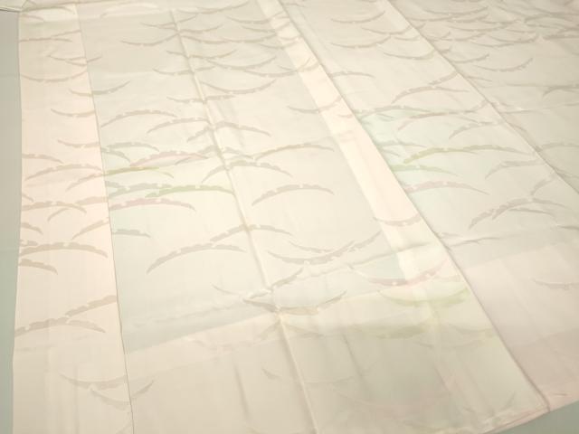 平和屋着物●長襦袢　無双仕立て　雪芝地紋　暈し染め　正絹　逸品　DAAY9239az