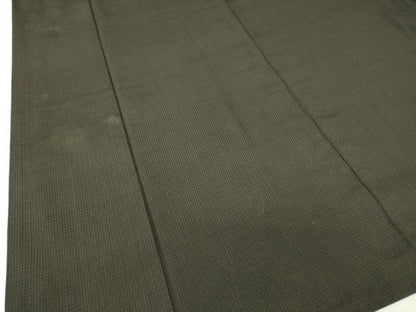 平和屋着物●男性 紬 格子 正絹 逸品 DAAY9263az