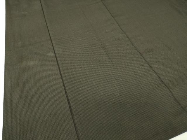 平和屋着物●男性 紬 格子 正絹 逸品 DAAY9263az