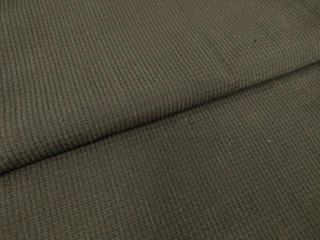 平和屋着物●男性 紬 格子 正絹 逸品 DAAY9263az