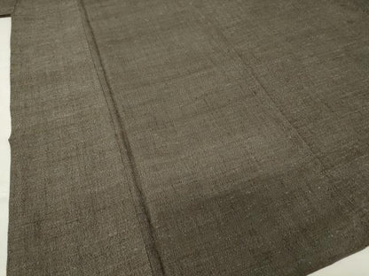 平和屋着物●男性　紬　アンサンブル　霞文　正絹　逸品　DAAY9267az