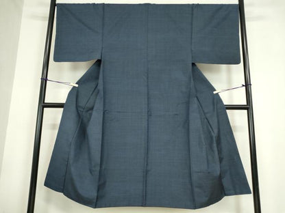 平和屋着物●男性 本場大島紬 格子 正絹 逸品 DAAY9272az
