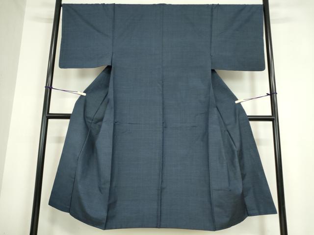 平和屋着物●男性 本場大島紬 格子 正絹 逸品 DAAY9272az