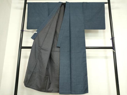 平和屋着物●男性 本場大島紬 格子 正絹 逸品 DAAY9272az