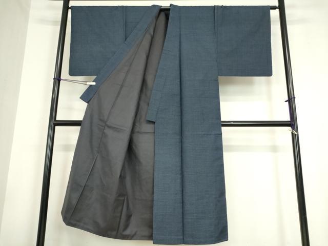 平和屋着物●男性 本場大島紬 格子 正絹 逸品 DAAY9272az