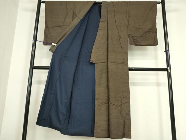 平和屋着物●男性　本場大島紬　9マルキ　絣文　正絹　逸品　DAAY9278az