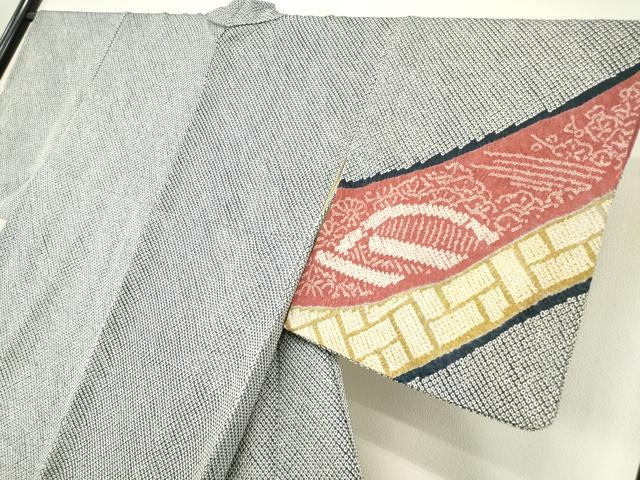 平和屋着物●訪問着　総絞り　籬花文　正絹　逸品　DAAY9348az