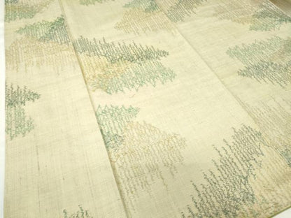 平和屋着物●上質な紬 　霞文 　正絹　逸品　未使用　DAAY9500az