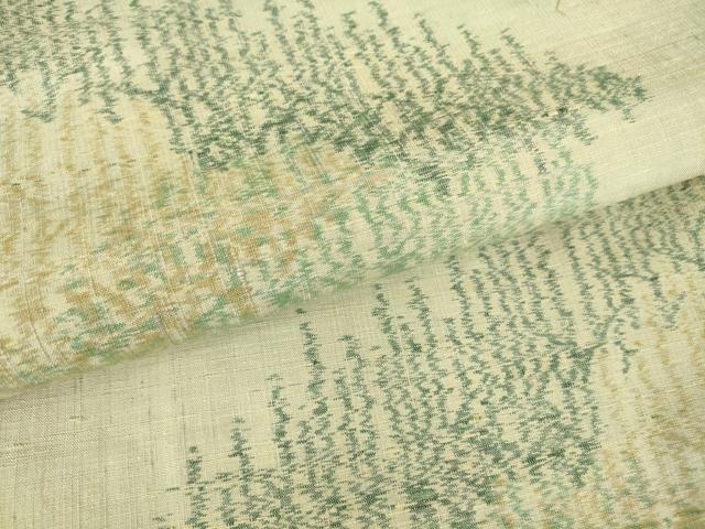 平和屋着物●上質な紬 　霞文 　正絹　逸品　未使用　DAAY9500az