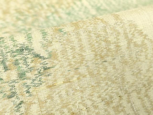 平和屋着物●上質な紬 　霞文 　正絹　逸品　未使用　DAAY9500az