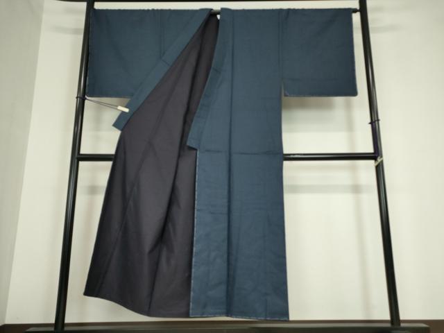平和屋着物●男性 紬 亀甲柄 100亀甲 正絹 逸品 未使用 DAAY9534az