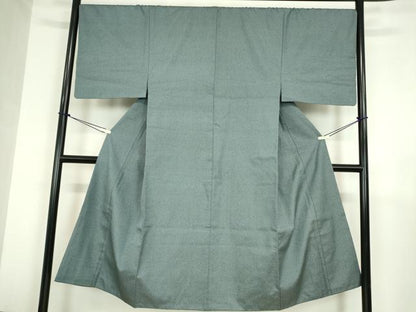 平和屋着物●男性　紬　アンサンブル　亀甲柄　140亀甲　正絹　逸品　DAAY9544az