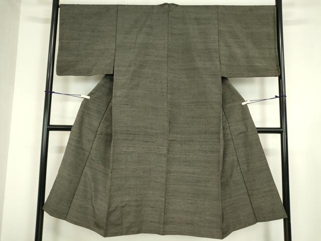 平和屋着物●男性　紬　アンサンブル　霞文　正絹　逸品　DAAY9545az