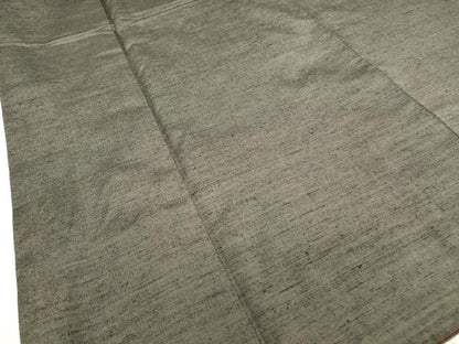 平和屋着物●男性　紬　アンサンブル　霞文　正絹　逸品　DAAY9545az