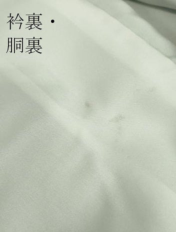 平和屋着物●江戸小紋　竹万筋　千草鼠色×千草色　洗える着物　未使用　DAAY9755az