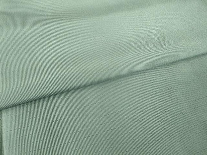 平和屋着物●江戸小紋　竹万筋　千草鼠色×千草色　洗える着物　DAAY9756az