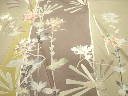 平和屋着物●訪問着　友禅　作家物　吉祥花文　正絹　逸品　DAAY9795az