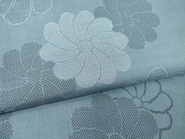 平和屋着物●本場大島紬　9マルキ　舞花文　正絹　逸品　DAAY9945az