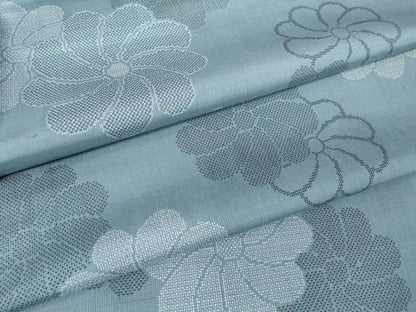 平和屋着物●本場大島紬　9マルキ　舞花文　正絹　逸品　DAAY9945az