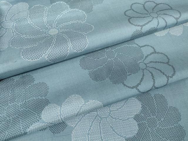 平和屋着物●本場大島紬　9マルキ　舞花文　正絹　逸品　DAAY9945az