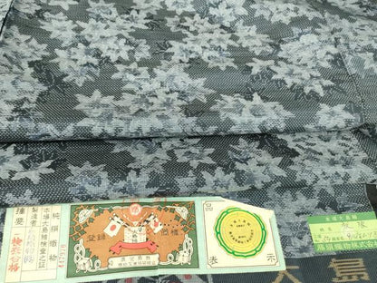 平和屋着物●本場大島紬　7マルキ　放浪　総絣　別ムツ子作　藤絹織物謹製　証紙付き　正絹　逸品　DAAY9949az