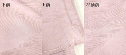 平和屋着物●上質な色無地　流水地紋　紅藤色　正絹　逸品　未使用　DAAY9955az