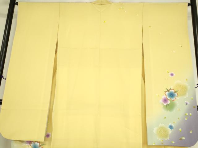 平和屋着物●豪華振袖　色無地　今様色　正絹　逸品　DAAZ7182ud 平和屋着物○豪華振袖 色無地 今様色 正絹 逸品 DAAZ7182ud 振袖 (無地)