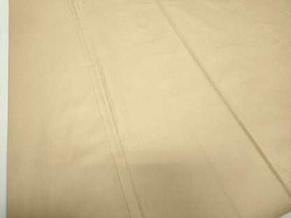 平和屋着物●上質な紬　色無地　肌色　正絹　逸品　DAAZ0005ps