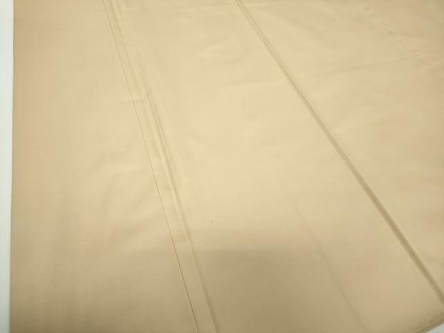 平和屋着物●上質な紬　色無地　肌色　正絹　逸品　DAAZ0005ps
