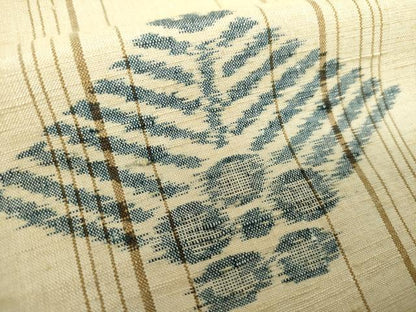 平和屋着物●上質な紬 松菱花間道 正絹 逸品 DAAZ0006ps