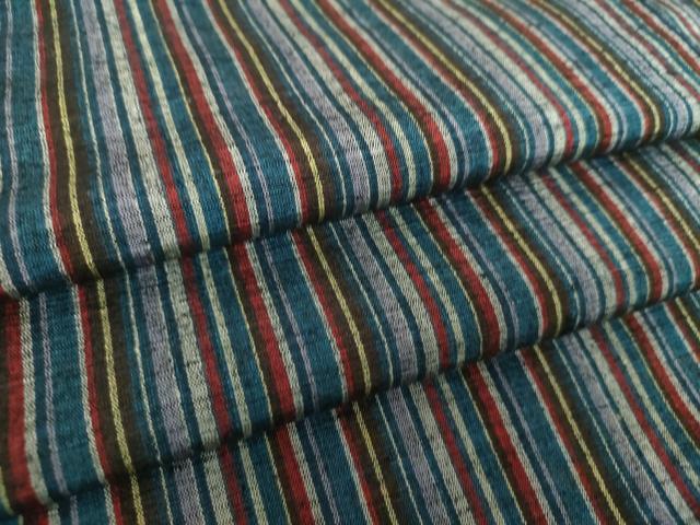 平和屋着物●上質な紬 間道 正絹 逸品 DAAZ0008ps