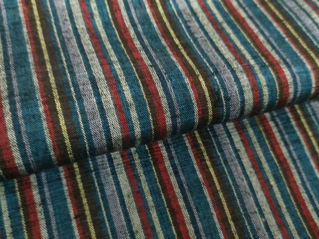 平和屋着物●上質な紬 間道 正絹 逸品 DAAZ0008ps