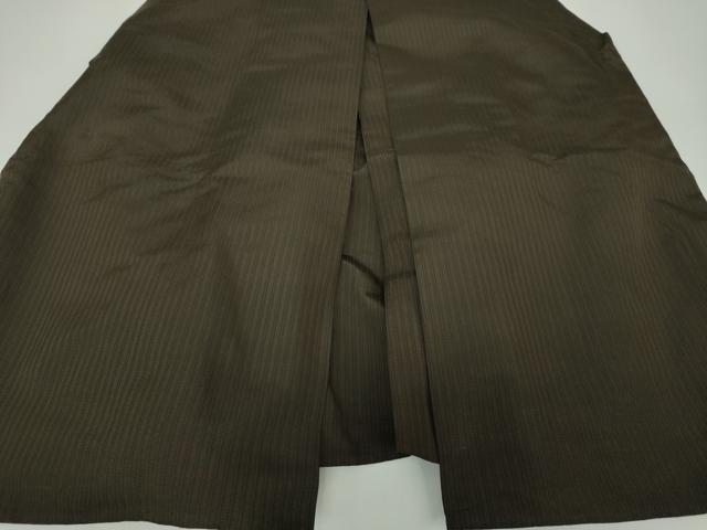 平和屋着物●男性 馬乗袴 縞 正絹 逸品 DAAZ0033ps