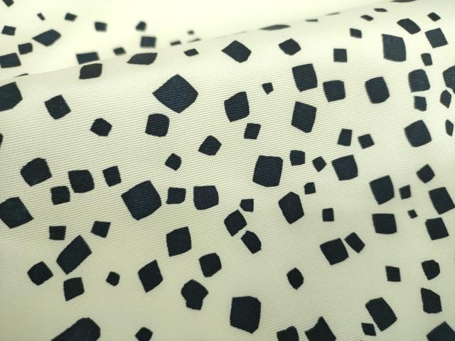 平和屋着物●塩瀬 つけ帯 箔散らし文 正絹 逸品 DAAZ0137ps