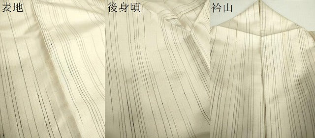 平和屋着物●訪問着　紬地　手描き　草葉文　正絹　逸品　DAAZ0212ps